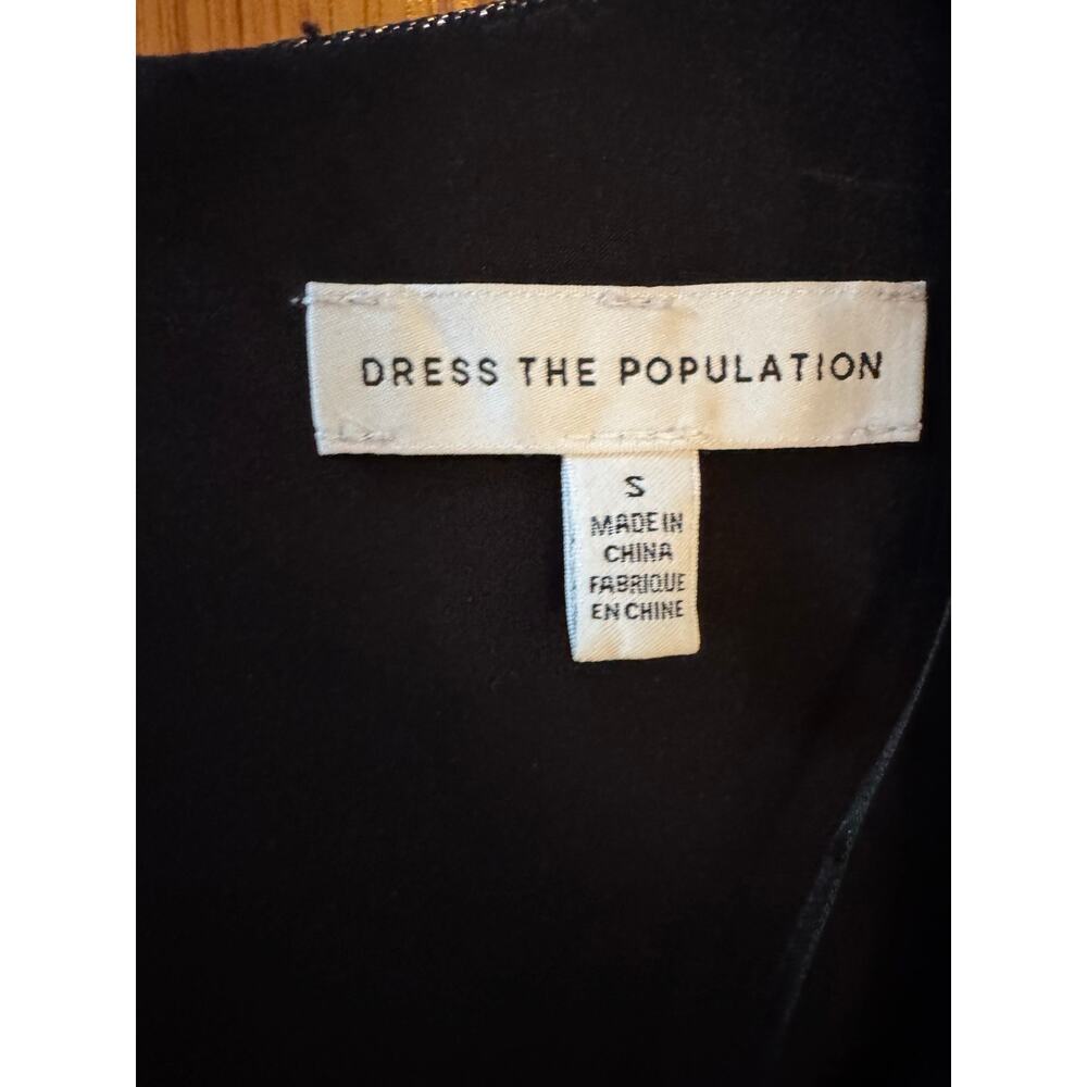 Dress The Population Shania Metallic Gown - Size Small - Picture 6 of 7